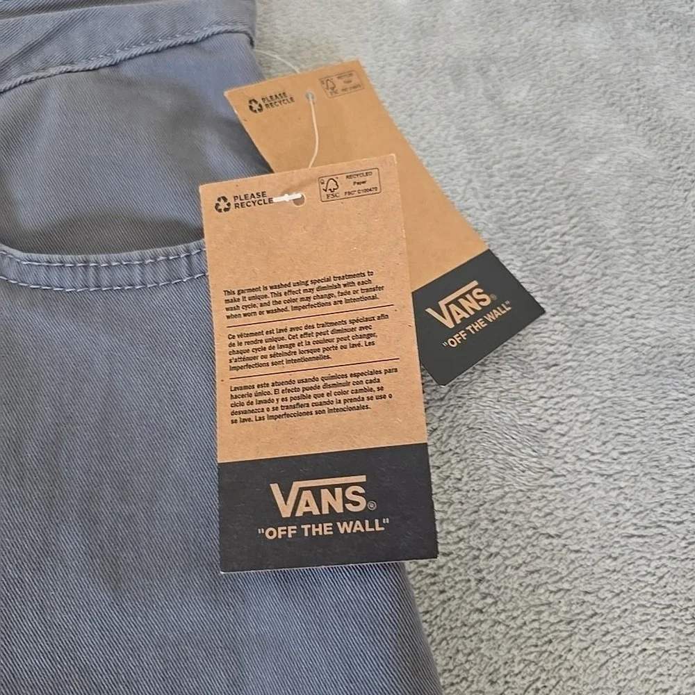 Vans Cooper Shorts Mens 28 Gray Stretch Skate Streetwear Grunge Casual Normcore‎